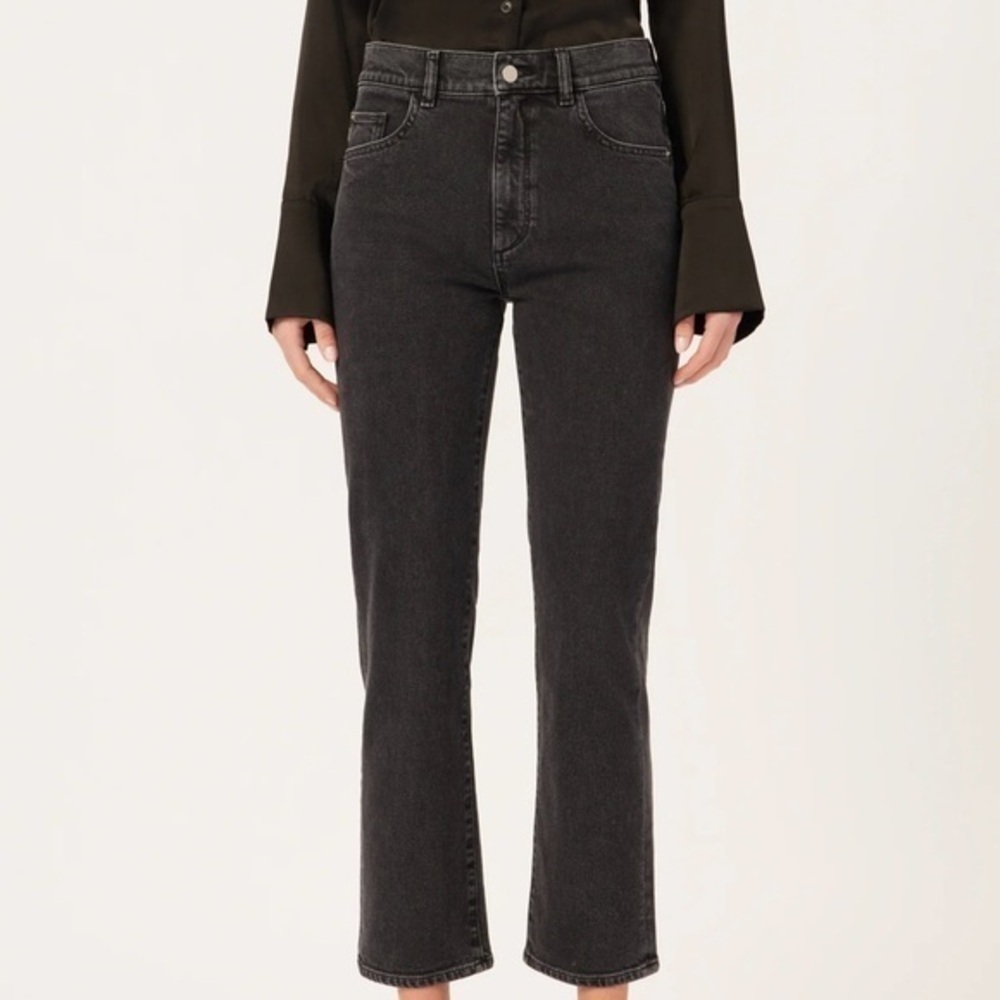 New DL1961 Patti Straight High Rise Vintage Ankle Nightshade
